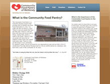 Tablet Screenshot of community-foodpantry.org